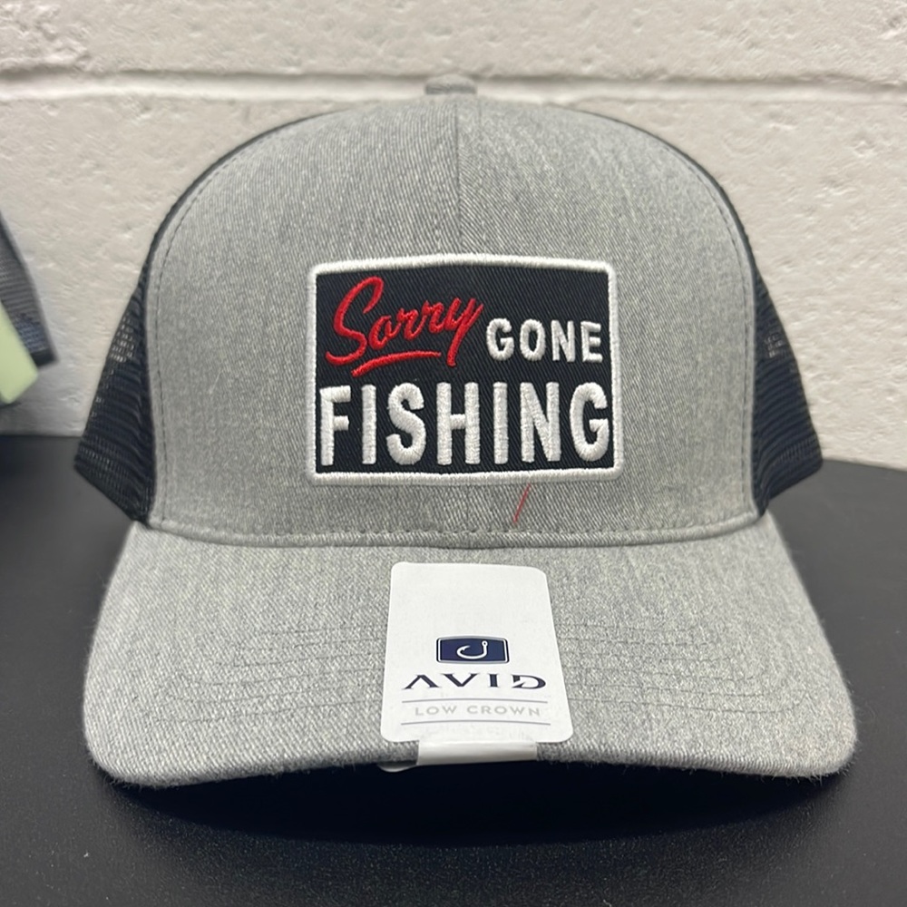 AVID sorry gone fishing trucker hat
